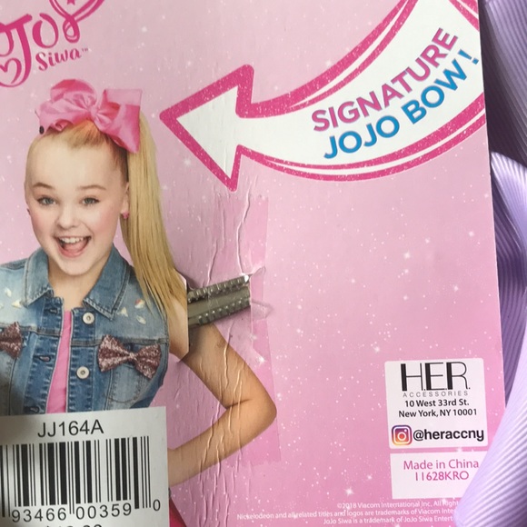 Jojo siwa bow. Brand new. Lilac color. - Picture 3 of 3